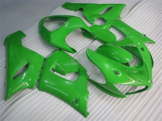 Green 05-06 Kawasaki ZX6R Motorcycle Fairing Green 05-06 Kawasaki ZX6R Motorcycle Fairing