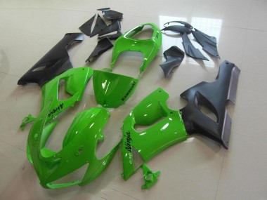 Green 05-06 Kawasaki ZX6R Motorcycle Fairings