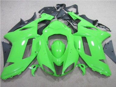 Green 07-08 Kawasaki ZX6R Motorcycle Fairings