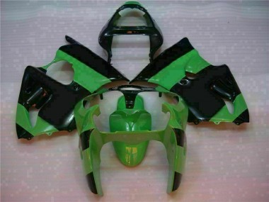 Green Black 00-02 Kawasaki ZX6R Motorcycle Bodywork