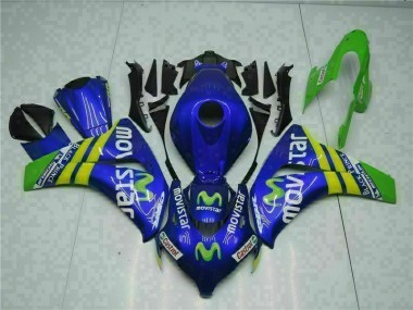Green Blue 08-11 Honda CBR1000RR Motorcycle Fairings