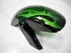 Green Flame 06-08 Kawasaki EX650 Motorcycle Fairings
