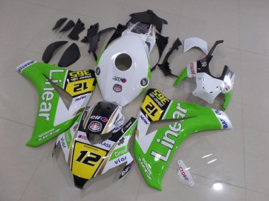 Green Linear 12 08-11 Honda CBR1000RR Motorcycle Fairings