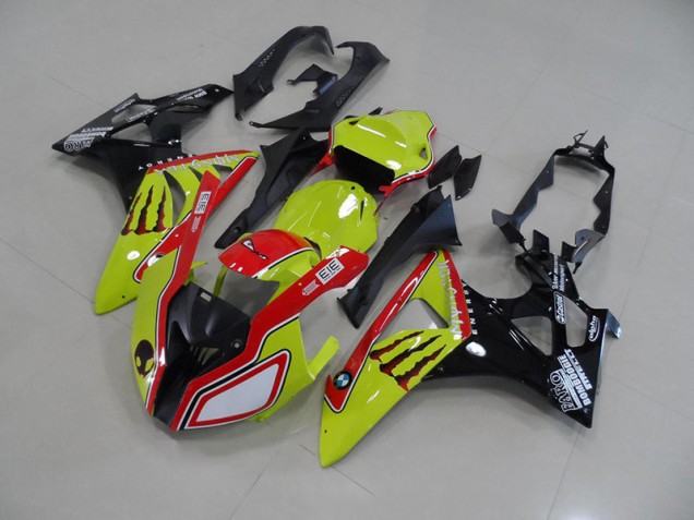 Green Red Monster 09-14 BMW S1000RR Motorcycle Fairings Green Red Monster 09-14 BMW S1000RR Motorcycle Fairings