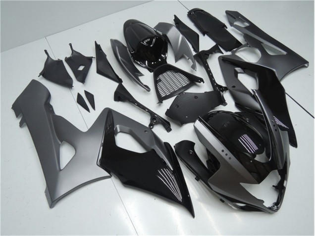 Grey Black 05-06 Suzuki GSXR 1000 Motorcycle Fairings Grey Black 05-06 Suzuki GSXR 1000 Motorcycle Fairings