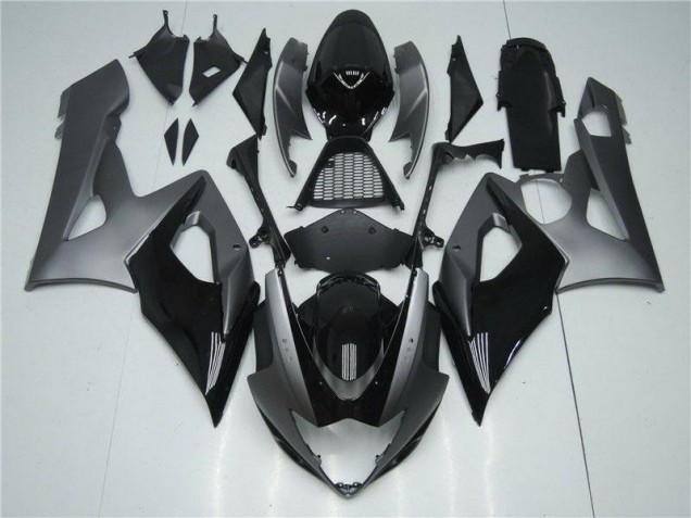 Grey Black 05-06 Suzuki GSXR 1000 Motorcycle Fairings Grey Black 05-06 Suzuki GSXR 1000 Motorcycle Fairings