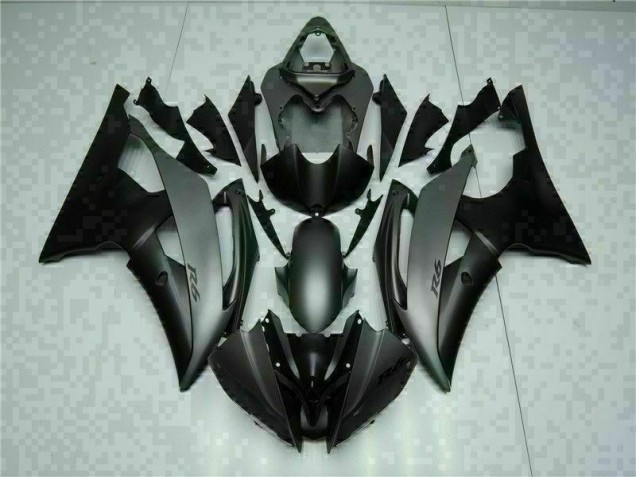 Grey Black 08-16 Yamaha YZF R6 Motorcycle Fairing Grey Black 08-16 Yamaha YZF R6 Motorcycle Fairing