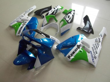 Light Blue White 94-97 Kawasaki ZX9R Motorcycle Fairings