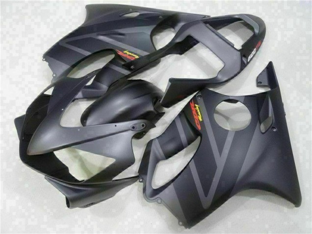 Matte Black 01-03 Honda CBR600 F4i Motorcycle Fairings Matte Black 01-03 Honda CBR600 F4i Motorcycle Fairings