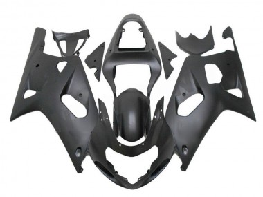Matte Black 01-03 Suzuki GSXR 600/750 Motorcycle Fairings