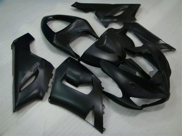 Matte Black 05-06 Kawasaki ZX6R Motorcycle Fairings Matte Black 05-06 Kawasaki ZX6R Motorcycle Fairings