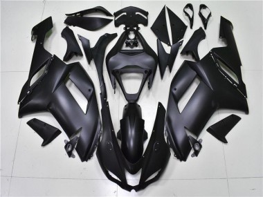Matte Black 07-08 Kawasaki ZX6R Motorcycle Fairings