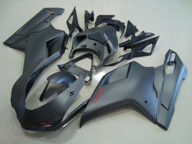 Matte Black 07-14 Ducati 848 1098 1198 Motorcycle Fairings