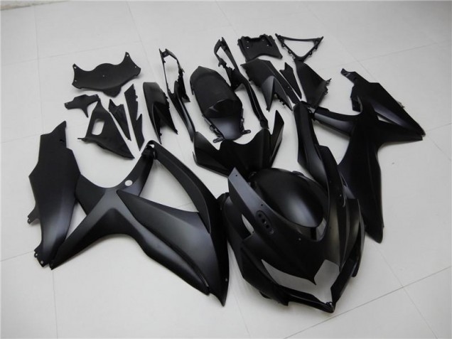 Matte Black 08-10 Suzuki GSXR 600/750 Motorcycle Fairings Matte Black 08-10 Suzuki GSXR 600/750 Motorcycle Fairings