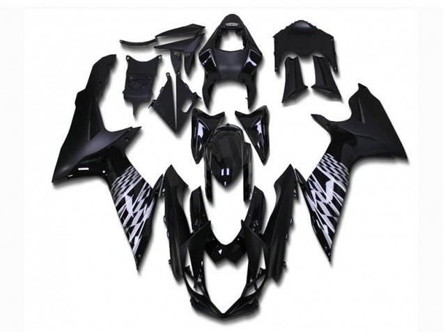 Matte Black 11-21 Suzuki GSXR 600/750 Motorcycle Fairings Matte Black 11-21 Suzuki GSXR 600/750 Motorcycle Fairings