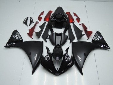 Matte Black 12-14 Yamaha YZF R1 Motorcycle Fairings