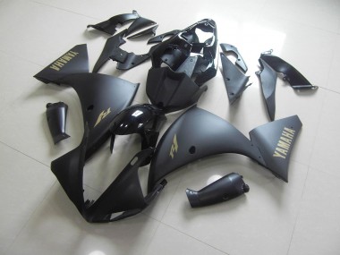 Matte Black Gold Sticker 09-11 Yamaha YZF R1 Motorcycle Fairings