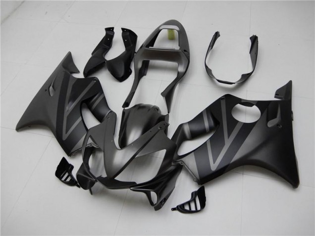Matte Black Grey 01-03 Honda CBR600 F4i Motorcycle Fairings Matte Black Grey 01-03 Honda CBR600 F4i Motorcycle Fairings