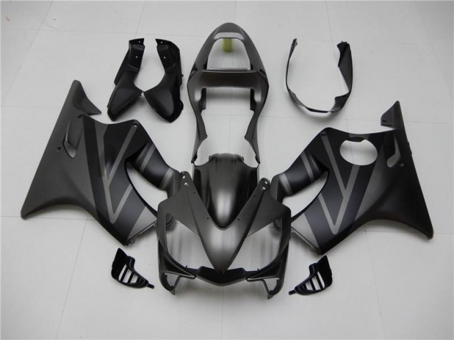 Matte Black Grey 01-03 Honda CBR600 F4i Motorcycle Fairings Matte Black Grey 01-03 Honda CBR600 F4i Motorcycle Fairings
