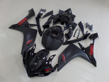 Matte Black Red 07-08 Yamaha YZF R1 Motorcycle Fairings