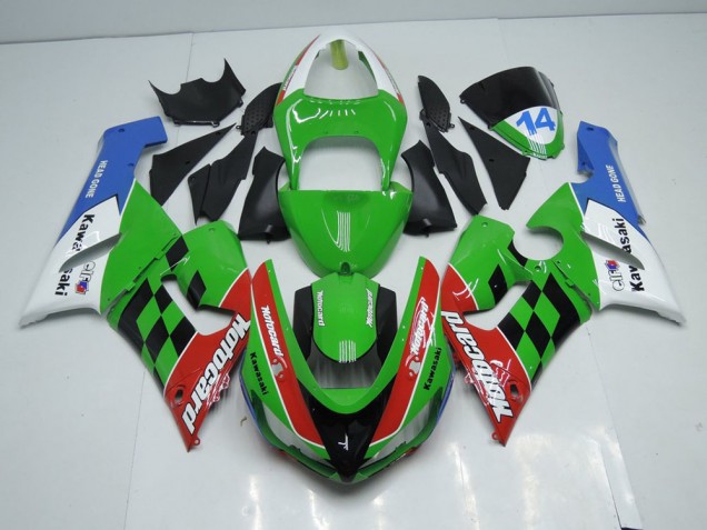 Motocard 05-06 Kawasaki ZX6R Motorcycle Fairings Motocard 05-06 Kawasaki ZX6R Motorcycle Fairings