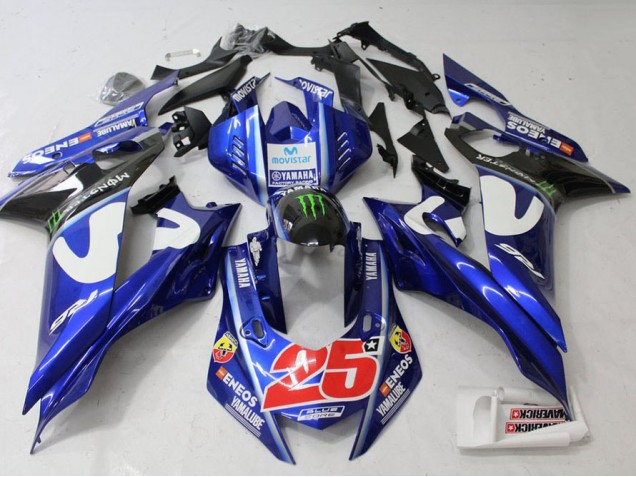 Movistar 17-21 Yamaha YZF R6 Motorcycle Fairings