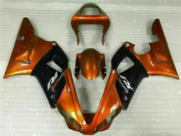 Orange 00-01 Yamaha YZF R1 Motorcycle Fairings