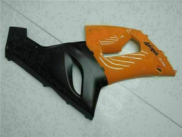 Orange 05-06 Kawasaki ZX6R Motorcycle Fairings Orange 05-06 Kawasaki ZX6R Motorcycle Fairings