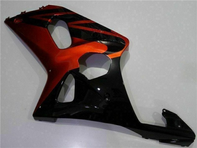 Orange Black 00-02 Suzuki GSXR 1000 Motorcycle Fairings Orange Black 00-02 Suzuki GSXR 1000 Motorcycle Fairings