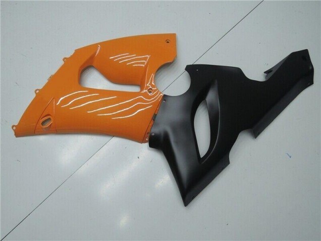 Orange Black 05-06 Kawasaki ZX6R Motorcycle Fairings Orange Black 05-06 Kawasaki ZX6R Motorcycle Fairings