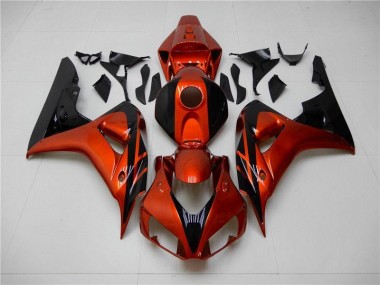 Orange Black 06-07 Honda CBR1000RR Motorcycle Fairings