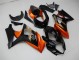 Orange Black 07-08 Suzuki GSXR 1000 Motorcycle Fairings Orange Black 07-08 Suzuki GSXR 1000 Motorcycle Fairings