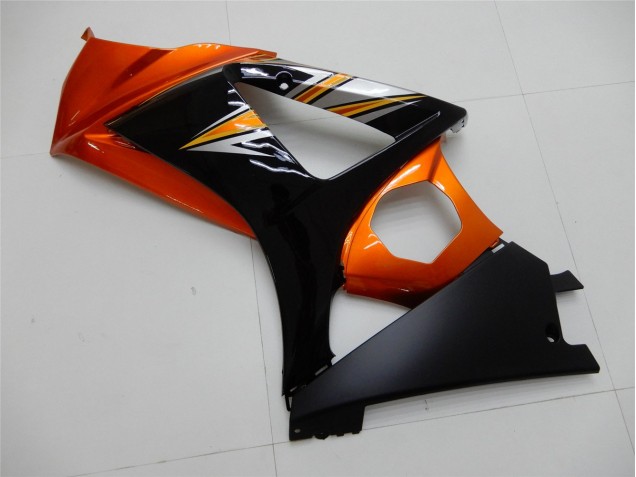 Orange Black 07-08 Suzuki GSXR 1000 Motorcycle Fairings Orange Black 07-08 Suzuki GSXR 1000 Motorcycle Fairings