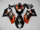 Orange Black 07-08 Suzuki GSXR 1000 Motorcycle Fairings Orange Black 07-08 Suzuki GSXR 1000 Motorcycle Fairings