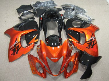 Orange Black 08-19 Suzuki GSXR 1300 Hayabusa Motorcycle Fairing