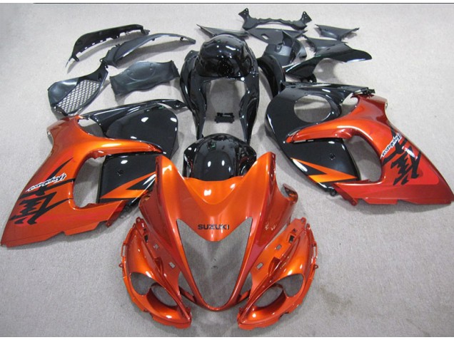 Orange Black 08-19 Suzuki GSXR 1300 Hayabusa Motorcycle Fairings Orange Black 08-19 Suzuki GSXR 1300 Hayabusa Motorcycle Fairings
