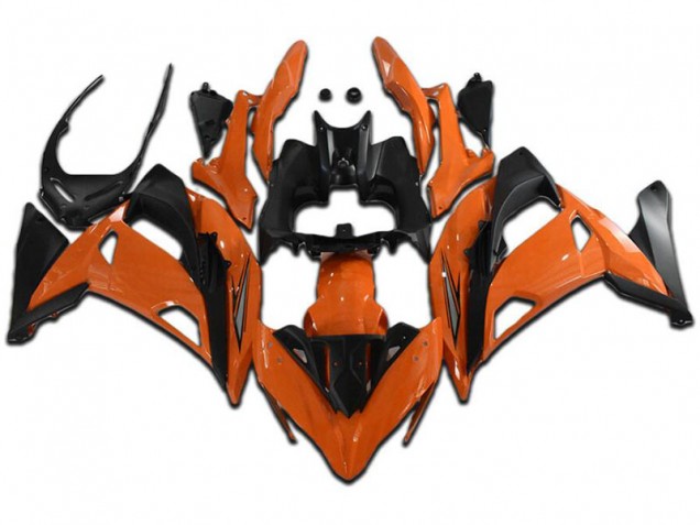 Orange Black 17-19 Kawasaki EX650 Motorcycle Fairings