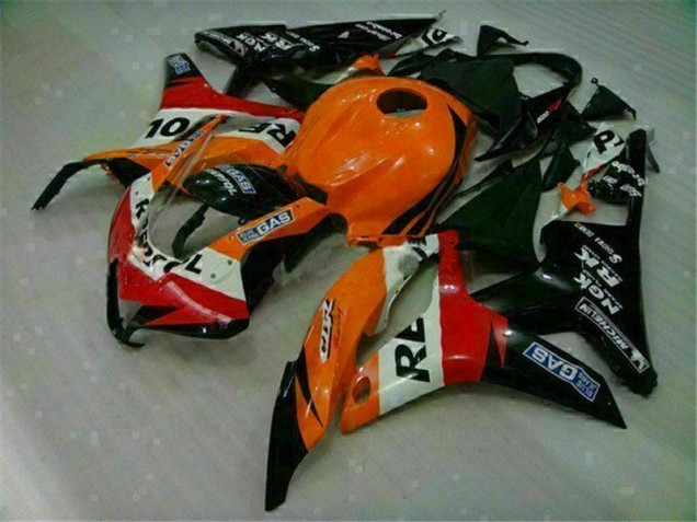 Orange Black Repsol 07-08 Honda CBR600RR Motorcycle Fairing Orange Black Repsol 07-08 Honda CBR600RR Motorcycle Fairing
