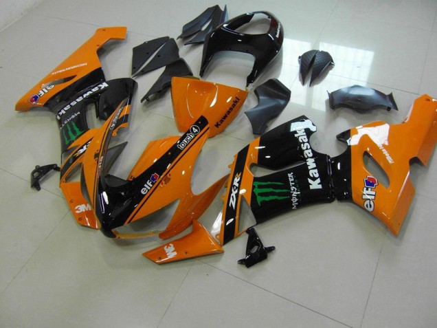 Orange Monster 05-06 Kawasaki ZX6R Motorcycle Fairings