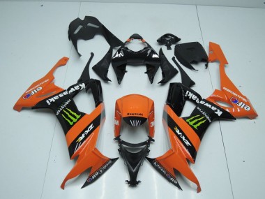 Orange Monster 08-10 Kawasaki ZX10R Motorcycle Fairings