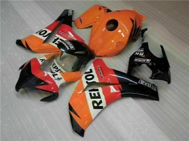 Orange Repsol 08-11 Honda CBR1000RR Motorcycle Bodywork Orange Repsol 08-11 Honda CBR1000RR Motorcycle Bodywork