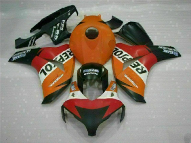 Orange Repsol 08-11 Honda CBR1000RR Motorcycle Fairings Orange Repsol 08-11 Honda CBR1000RR Motorcycle Fairings