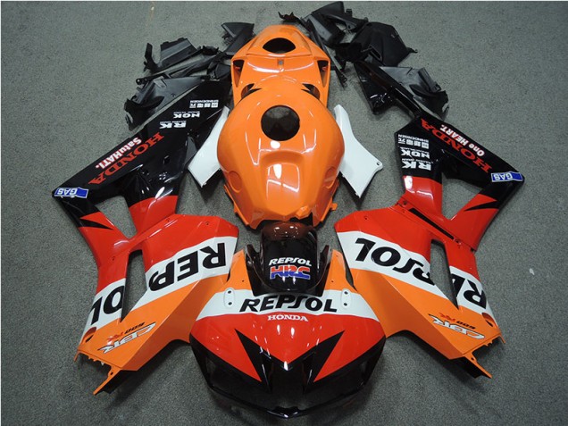 Orange Repsol HRC 13-21 Honda CBR600RR Motorcycle Fairings Orange Repsol HRC 13-21 Honda CBR600RR Motorcycle Fairings