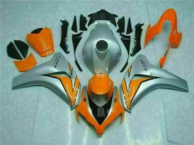 Orange Silver 08-11 Honda CBR1000RR Motorcycle Fairing