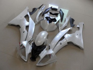 Pearl White 08-16 Yamaha YZF R6 Motorcycle Fairings