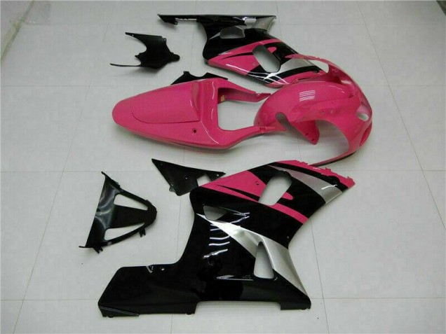 Pink Black 01-03 Suzuki GSXR 600/750 Motorcycle Fairings Pink Black 01-03 Suzuki GSXR 600/750 Motorcycle Fairings
