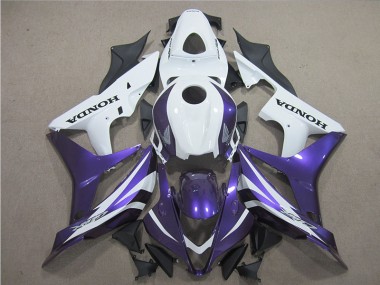 Purple White 07-08 Honda CBR600RR Motorcycle Fairings
