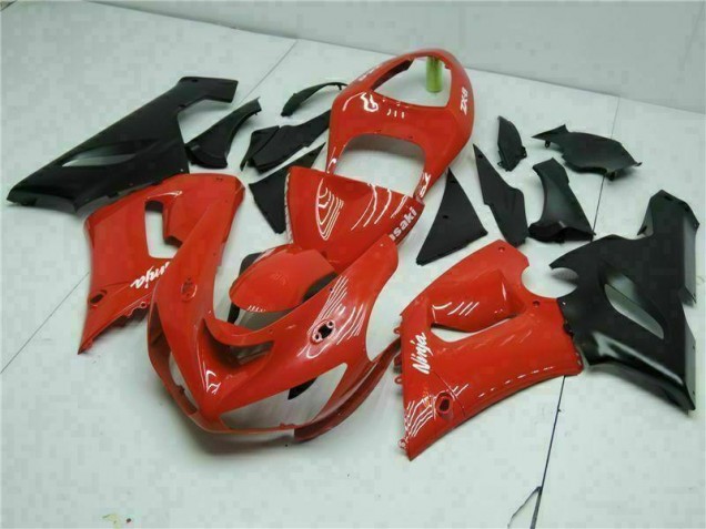 Red 05-06 Kawasaki ZX6R Motorcycle Fairing Red 05-06 Kawasaki ZX6R Motorcycle Fairing