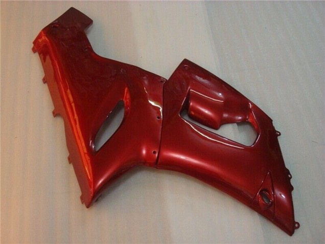 Red 05-06 Kawasaki ZX6R Motorcycle Fairings Red 05-06 Kawasaki ZX6R Motorcycle Fairings