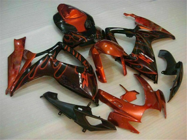 Red 06-07 Suzuki GSXR 600/750 Motorcycle Fairings Red 06-07 Suzuki GSXR 600/750 Motorcycle Fairings
